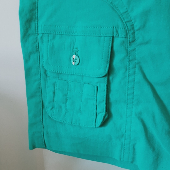 Jamie Sadock Skinnylicious Knee Capri Shorts Antigua Blue Golf - Picture 2 of 7